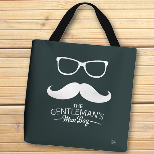 manly tote bag