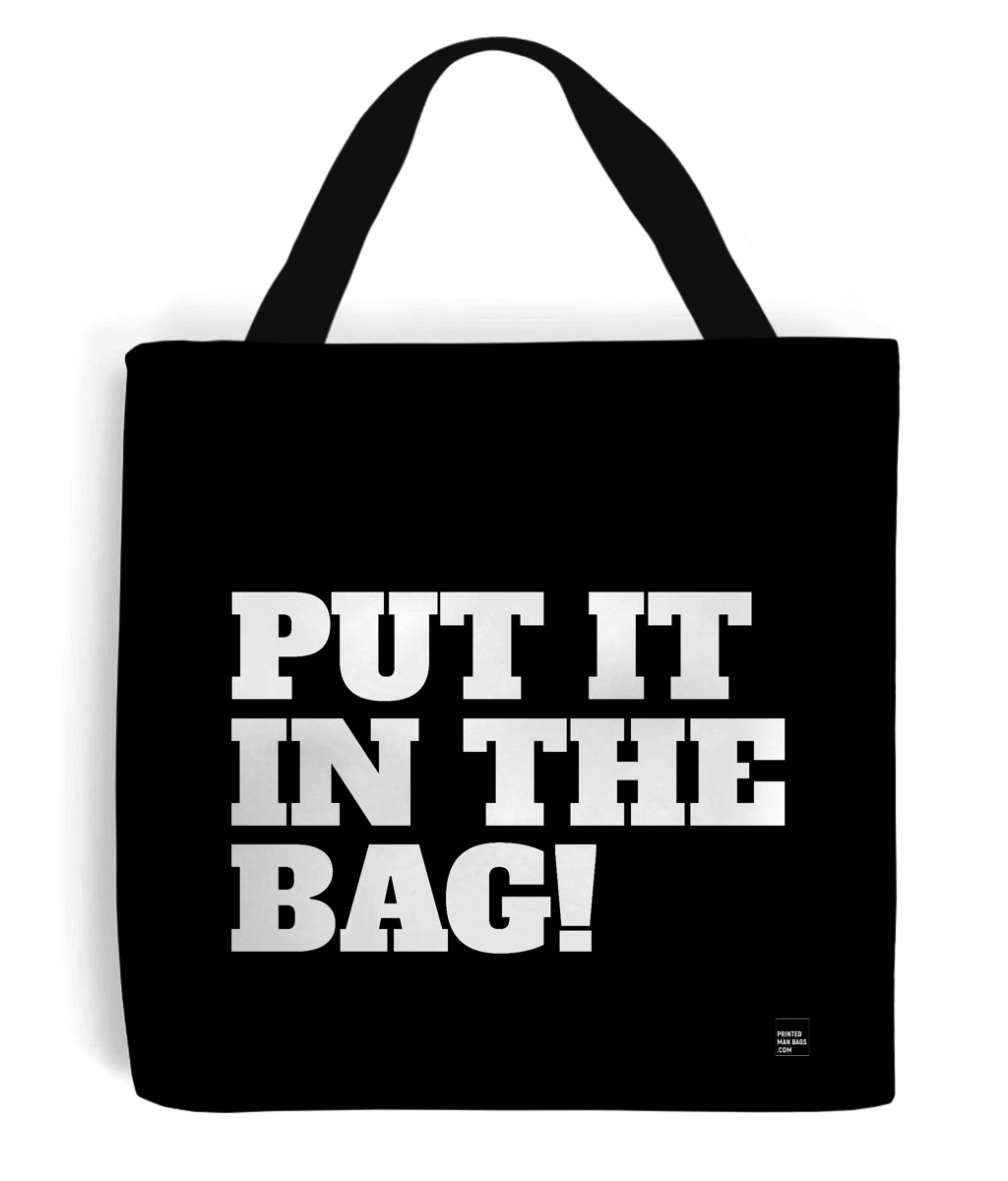 put it in the bag tote man bag